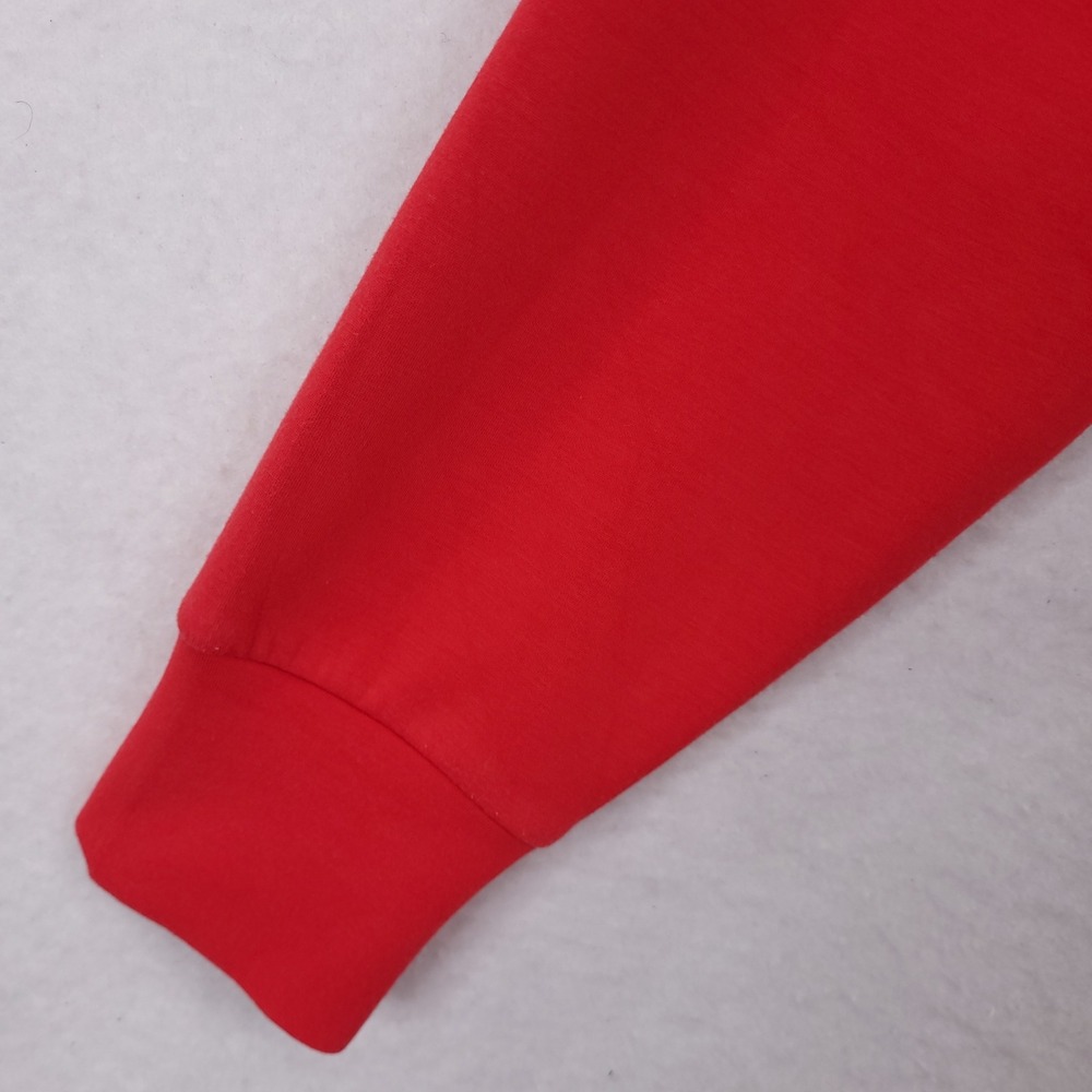 Spanx AirEssentials Crewneck Sweatshirt Medium Vibrant Red Pullover Casual Soft - Picture 11 of 16
